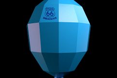 Air Balloon Papercraft, Balloon Papercraft, 3d Papercraft, Nursery Anniversary, Wedding Theme, Baby Shower Decoration, Lowpoly Art Balloon Product Image 6