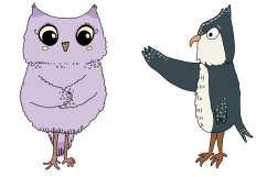 Wacky Owls | 10 images | Clip art illustrations | PNG/JPEG Product Image 10