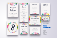 Floral Wedding Invitation Set Vol.4 Product Image 2