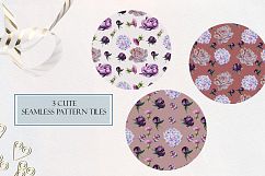 Romantic Peonies Hand Painted Clip Art Set Product Image 8