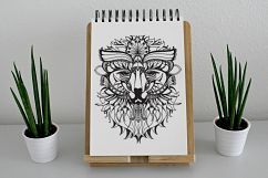 Mythical Character Animal Clipart SVG Hand Drawn Unique Item Product Image 1
