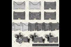 Luxury Bag Shine The Night Clip Arts, Masquerade, Feather Product Image 3