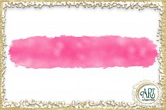 Brush Strokes in American Pink Glitter - Digital Clipart 24 of beautiful PNG files Product Image 4