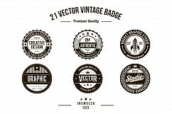 21 Vintage Badges (CLEAR &amp; CRACK) Product Image 2