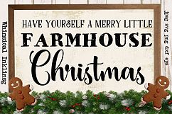 Merry Little Farmhouse Christmas SVG Product Image 1