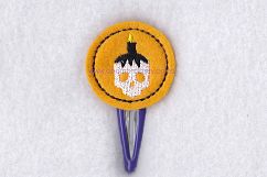 Halloween ITH Orange Set of 4 Embroidery Designs Product Image 4
