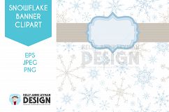 Winter Party Banner Clipart Product Image 1