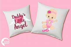 Daddy&#039;s little princess clipart, graphics, illustrations AMB-1293 Product Image 5