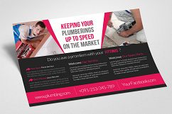 Plumber Service Horizontal Flyer Product Image 2