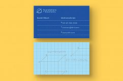Mathematician Business Card Template Product Image 2