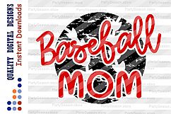 Baseball Mom Svg Sports svg Baseball shirt svg Grunge Svg Product Image 2