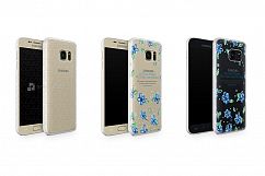 Galaxy S7 UV TPU Case with Frosted Edges Design Mockup Product Image 1