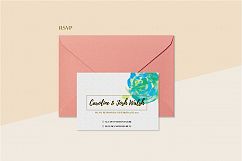 Floral Wedding Invitation Set Product Image 10