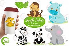 Jungle Babies clipart, graphics and illustration AMB-131 Product Image 1