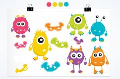 Monster Fun graphics and illustrations Product Image 2