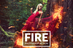 Fire Photoshop Action Product Image 1