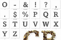 Metalic Bolts 3D Lettering Product Image 6