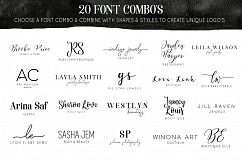 Deluxe Logo Creator Kit for Photoshop with ready made templates Product Image 6
