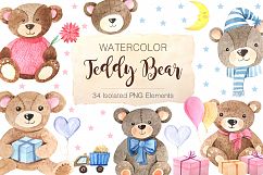 Watercolor Teddy Bears Product Image 1