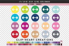 Dumbbell Icon Clip Art - 100 Clip Art Graphics Product Image 1