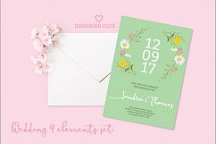 Summer Wedding Invitation Set Product Image 1
