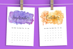 2018 Hand Paint Watercolor Calendar  Product Image 6