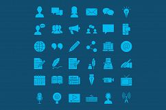 Blog Line Art Icons Product Image 2