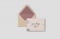 5x7 inch Postcard and Envelope Mock-Ups Product Image 8
