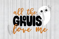 Halloween SVG, Ghost SVG, SVG Files, DXF File Product Image 1