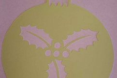 12 x Christmas Bauble papercutting templates Product Image 7
