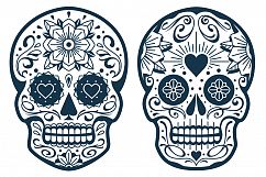 Vector Mexican Sugar Skulls Product Image 2