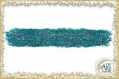 Turquoise Glitter Blue and Green Digital Clipart Brush Stroke 24 of beautiful PNG files Product Image 7