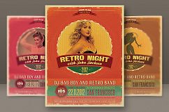 Retro Style Party Flyer Product Image 1