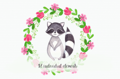 Woodland Friends Watercolor Clip Art Set Product Image 4