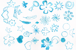 Magic Winter Watercolor Pack Product Image 8