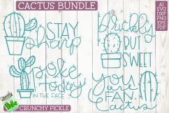 SVG Bundle Cactus 4-Set Product Image 1