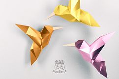 Papercraft Birds, Papercraft 3D, Origami Birds, Home Decor Product Image 2