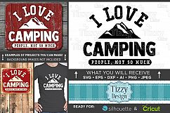 I Love Camping SVG Files - Camping SVG - Camping Decor - 745 Product Image 1
