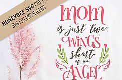 Mom Two Wings Short Angel cut file Product Image 1