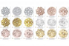 Shimmering Dahlia Clipart Product Image 3