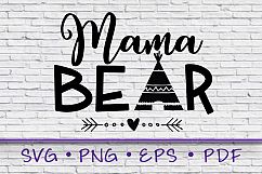 Blessed Mama SVG, Mom svg, png instant download, Mother SVG Product Image 1