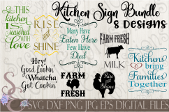 Kitchen Sign SVG Bundle Product Image 1