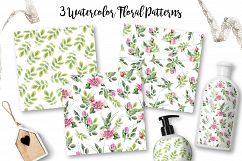 Watercolor flower Clip Art â€“ Eglantine  Product Image 3