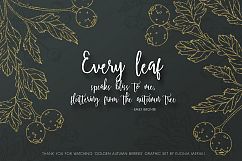 Golden Autumn Berries - Wedding set Product Image 15