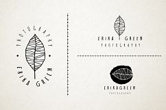 Feminine premade hand drawn logo 01 Product Image 7