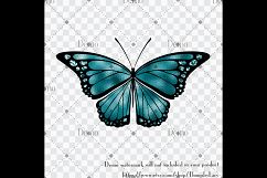 100 Luxury Butterfly Clip Arts, Glitter Foil Graphic Kit Product Image 4