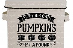 Pick Your Own Pumpkins | Cut SVG | Print PNG | Fall | Autumn Product Image 2