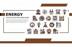 Energy Saving Tool Landing Header Vector Product Image 1