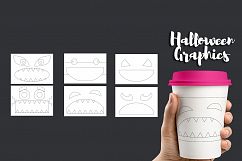 Halloween Party Name Tags Clipart Graphics Product Image 2