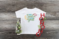 Dear Santa, Define Good - Christmas SVG Cut File - DXF EPS Product Image 7